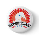 Republican! Vote Red! Pins