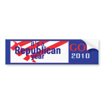 REPUBLICAN YEAR Bumper Sticker bumper stickers