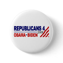 Republicans 4 Obama Biden Pin