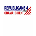 Republicans 4 Obama Biden t-shirts