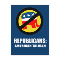 Republicans - American Taliban Postcard