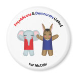 Republicans & Democrats United Magnet