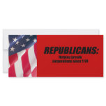 Republicans - Helping Greedy Corporations Personalized Rack Card