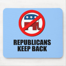 Republicans keep back mouse pads