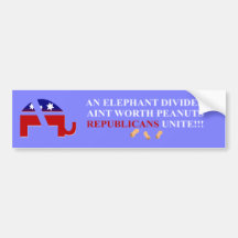 Republicans Unite Bumper Sticker