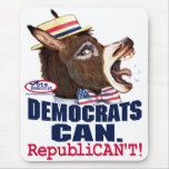 Republican't Donkey Head Mousepad 