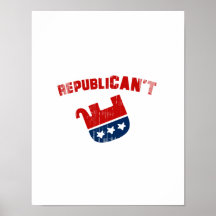 Republican't - Faded.png Poster