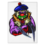 Repulsive Evil Clown Card