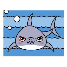Requin de Kawaii Carte Postale