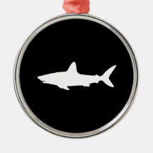 Requin de natation ornement de noël
