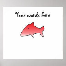 Requin rouge posters