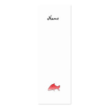 Requin rouge modèles de cartes de visite