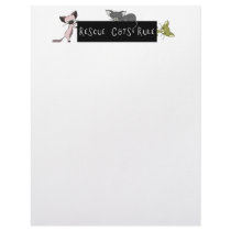 Rescue Cats Rule Letterhead