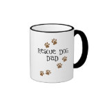 Rescue Dog Dad Coffee Mugs