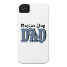 Rescue Dog DAD iPhone 4 Case-Mate Cases
