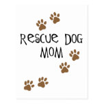 Rescue Dog Mom Postcard