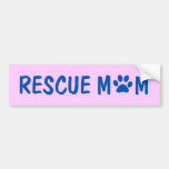 Rescue Mom Bumper Sticker