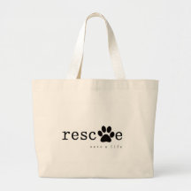 RESCUE -  Save A Life Tote Bag