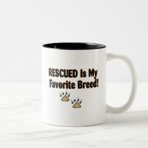 Rescued Is My Favourite Breed Mug
