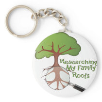 Researching my Family Roots Keychains