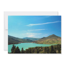 Reservoir serving Chaouen, Er Rif, Morocco Custom Invitation