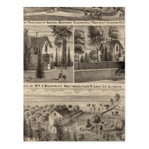 Residences in Lake and Johnson counties Post Cards