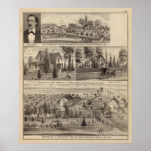 Residences in Lake and Johnson counties Poster