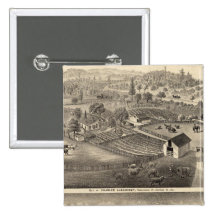 Residences of Charles Alexander Pinback Button