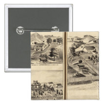 Residences of DG Heald, JM Bowles Pinback Buttons