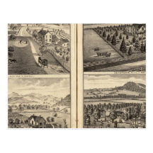 Residences of Franklin Bedwell Postcard