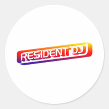RESIDENTDJ STICKER