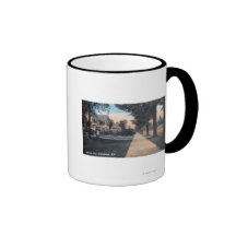 Residential Scene on Riverside Drive Mug
