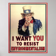 Resist Environmentalism Print