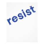Resist Letterhead Template