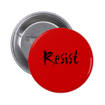 Resist Pinback Buttons
