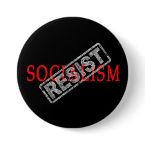 Resist Socialism button