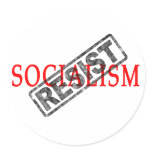 Resist Socialism stickers