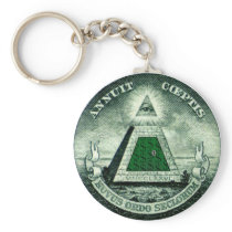 Resist the NEW WORLD ORDER Keychains