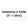 resistance is futile