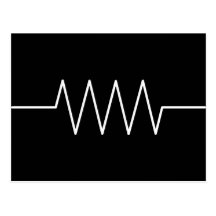resistor_black post card