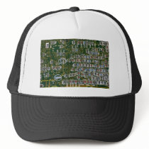 Resistors on a Circuit Board Trucker Hat