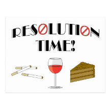 Resolution Time Post Card