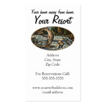 Resort Customize Business Card Templates