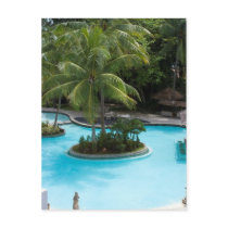 Resort Pool Post Card