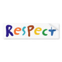 respect bumper stickers