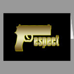 Respect en or cartes