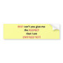Respect Entitlement Bumper Stickers