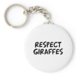Respect Giraffes keychains