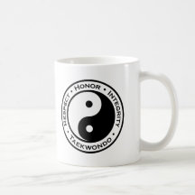 Respect Honour Integrity Taekwondo Coffee Mugs