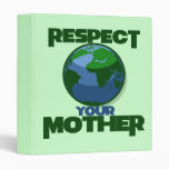 Respect Mother Eath Vinyl Binders